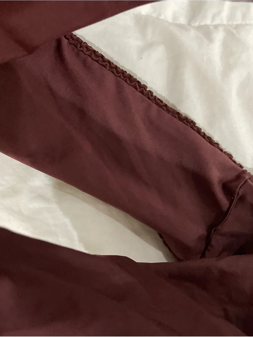 Monday Swimwear Clovelly Crinkle Bikini Set Chocolate Brown L/VV NWOT